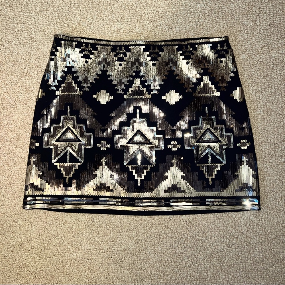 Express Sequin Skirt